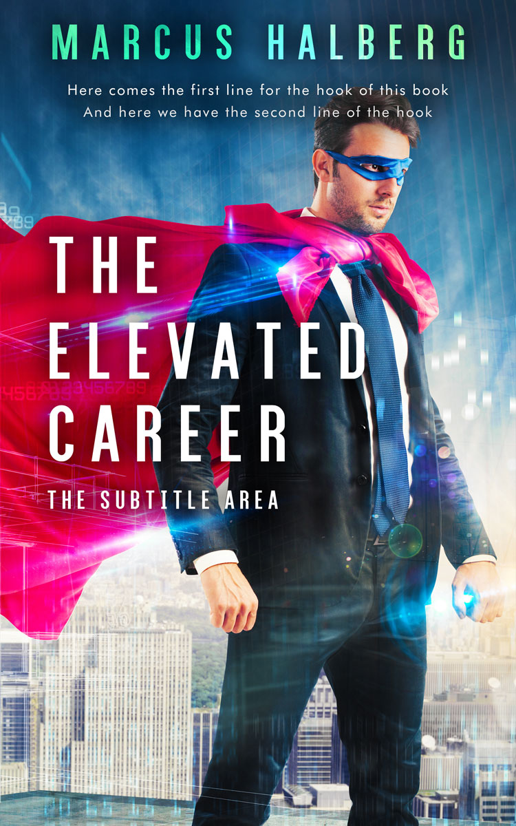 2D view of Can Can #27170 - Premade Business Book Cover