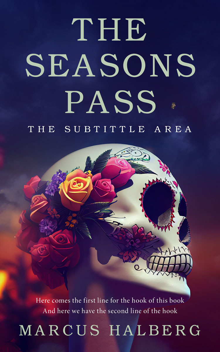 2D view of Premade Horror Book Cover - Port Gore