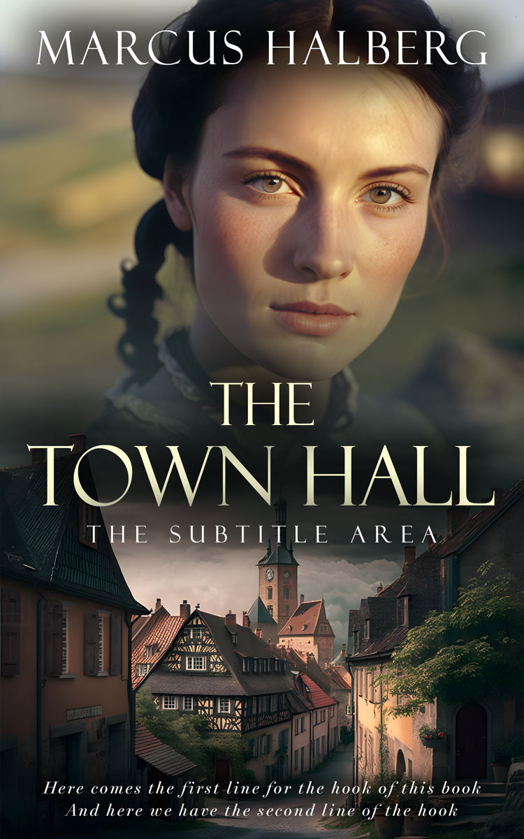 2D view of Tuatara #27189 - Premade Romance Book Cover