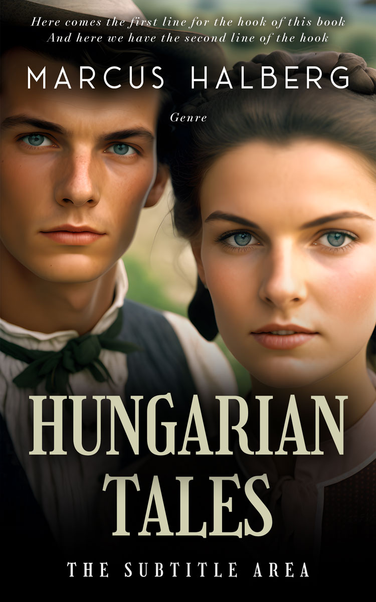 2D view of Tan #27193 - Premade Historical Book Cover