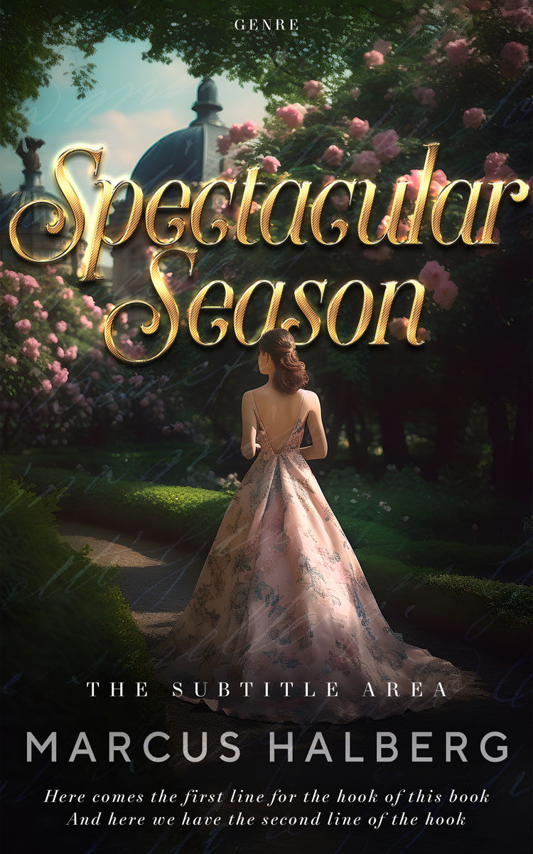 2D view of Log Cabin #27201 - Premade Fantasy Book Cover