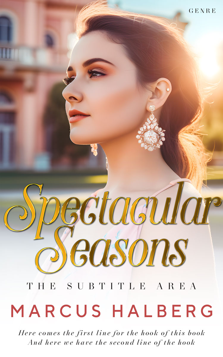 2D view of Premade Fantasy Book Cover - Wafer