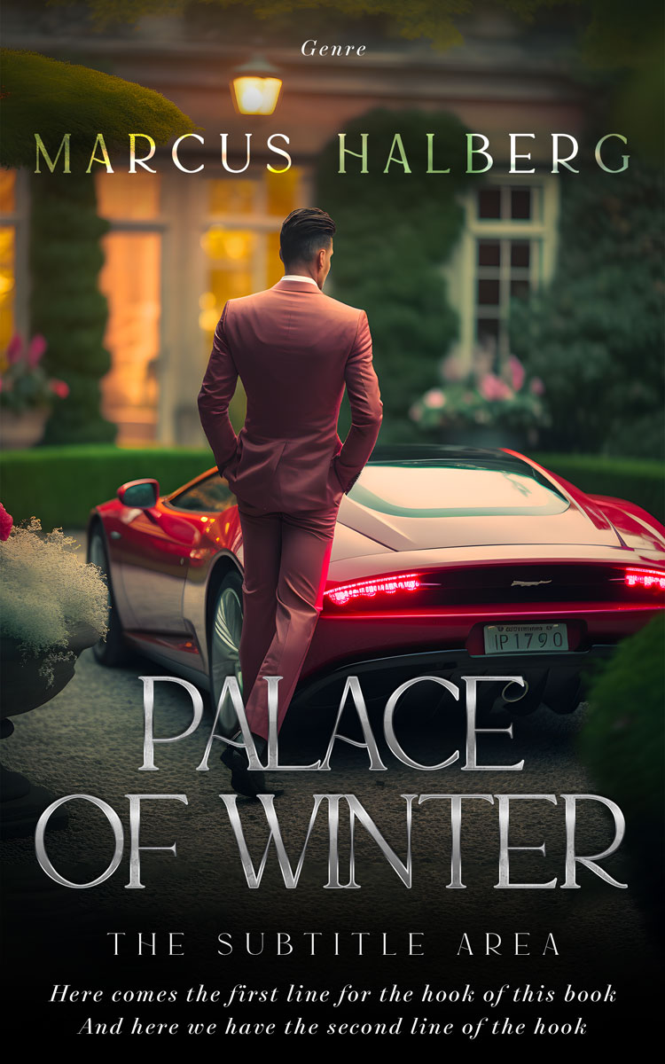 2D view of Log Cabin #27215 - Premade Mystery & Thriller & Suspense Book Cover