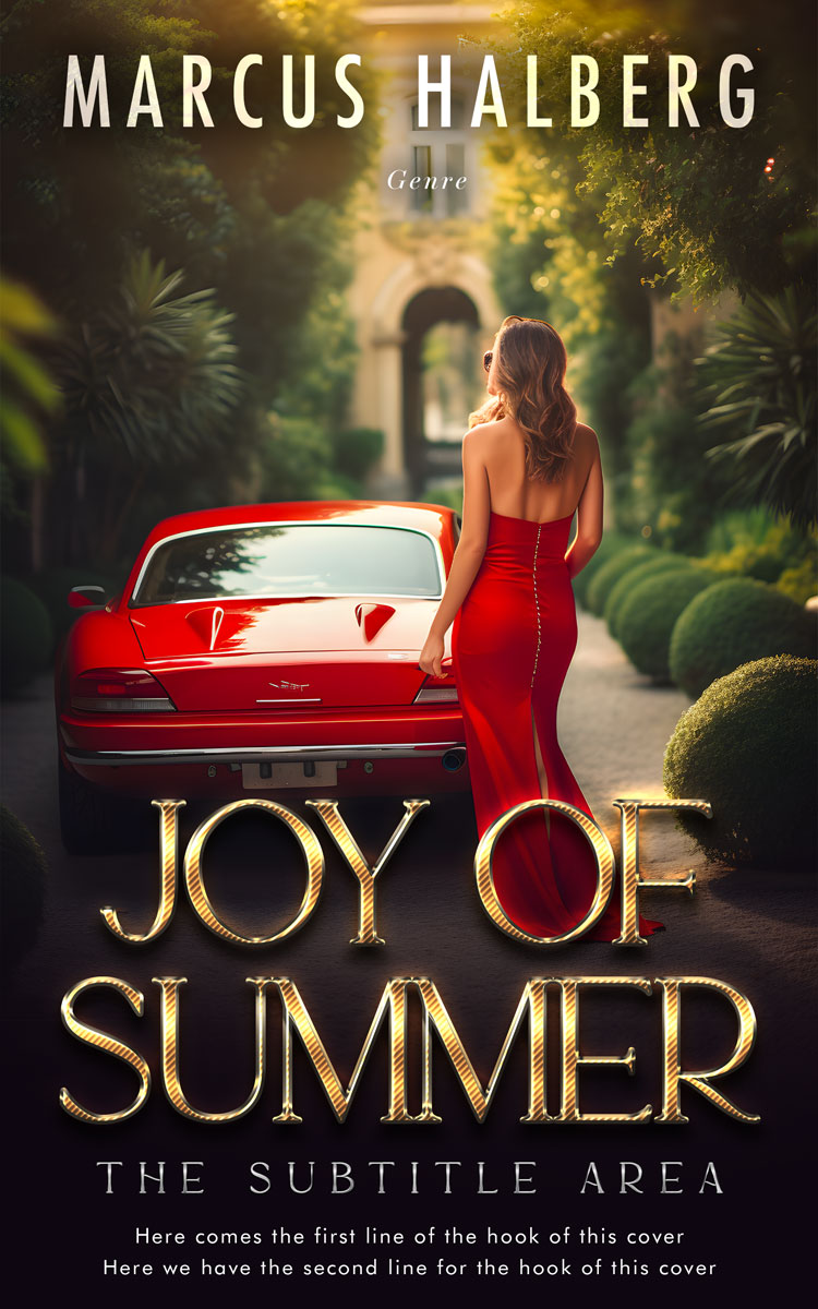 2D view of Whiskey #27226 - Premade Romance Book Cover