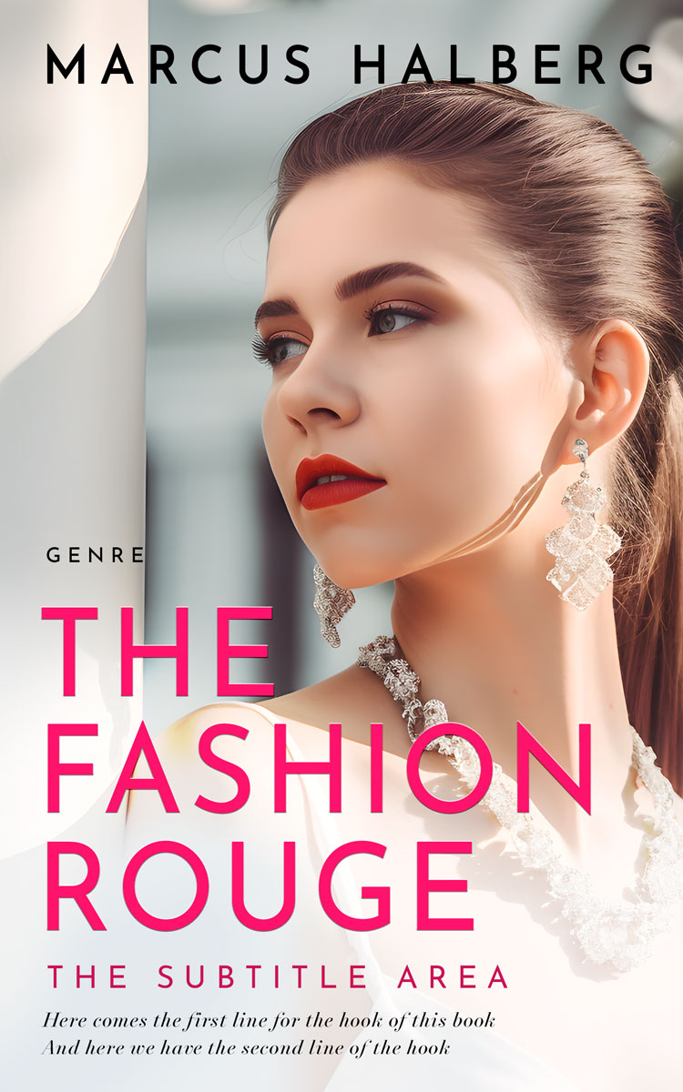 2D view of Swirl #27231 - Premade Romance Book Cover | BookCoverZone