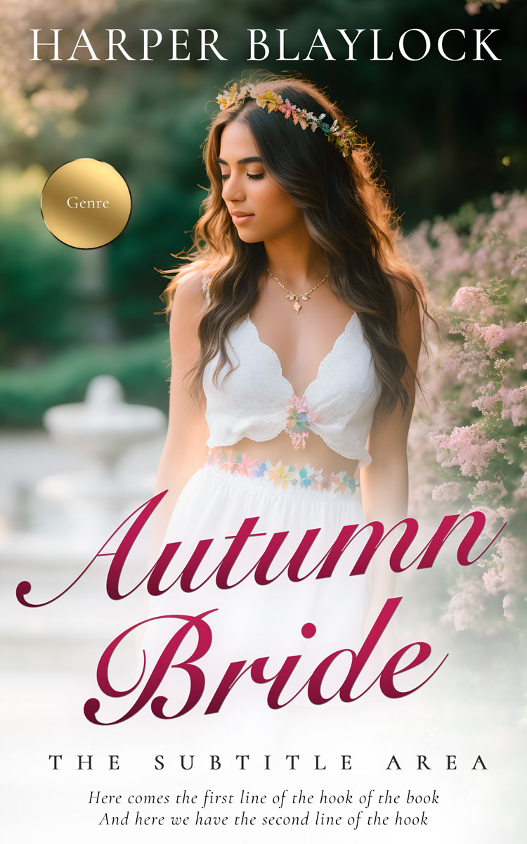 2D view of Heavy Metal #27233 - Premade Romance Book Cover