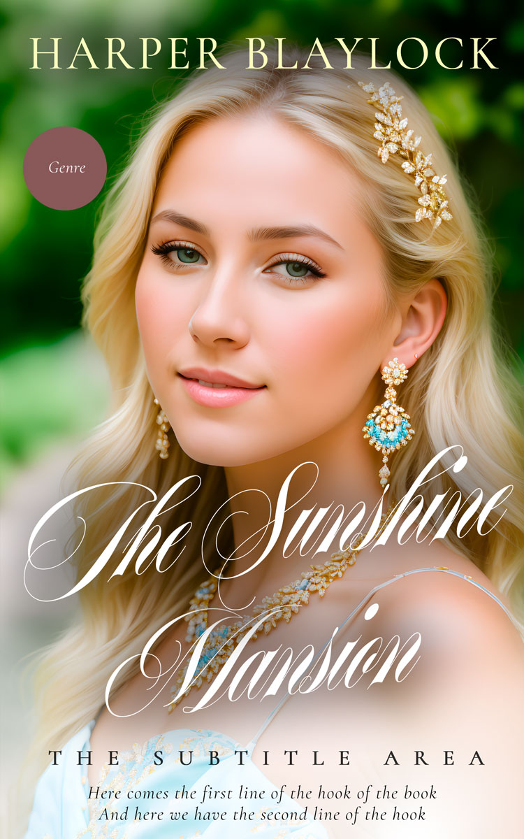 2D view of Indian Khaki #27234 - Premade Fantasy Book Cover