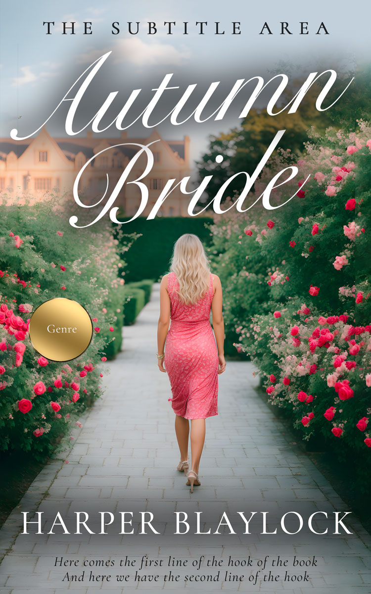 2D view of Stack #27239 - Premade Romance Book Cover