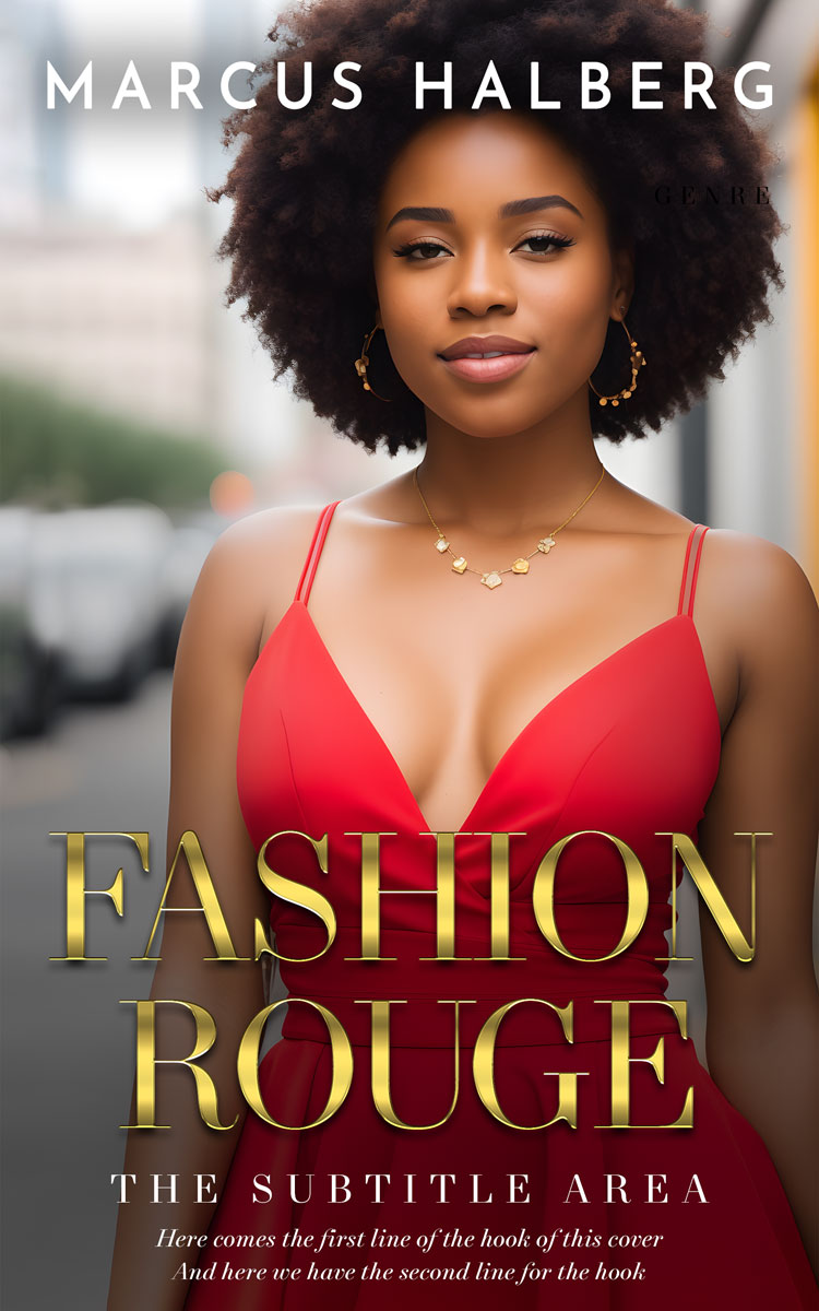 2D view of Crater Brown #27246 - Premade Romance Book Cover