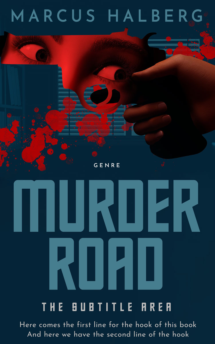 2D view of Premade Mystery & Thriller & Suspense Book Cover - Firefly