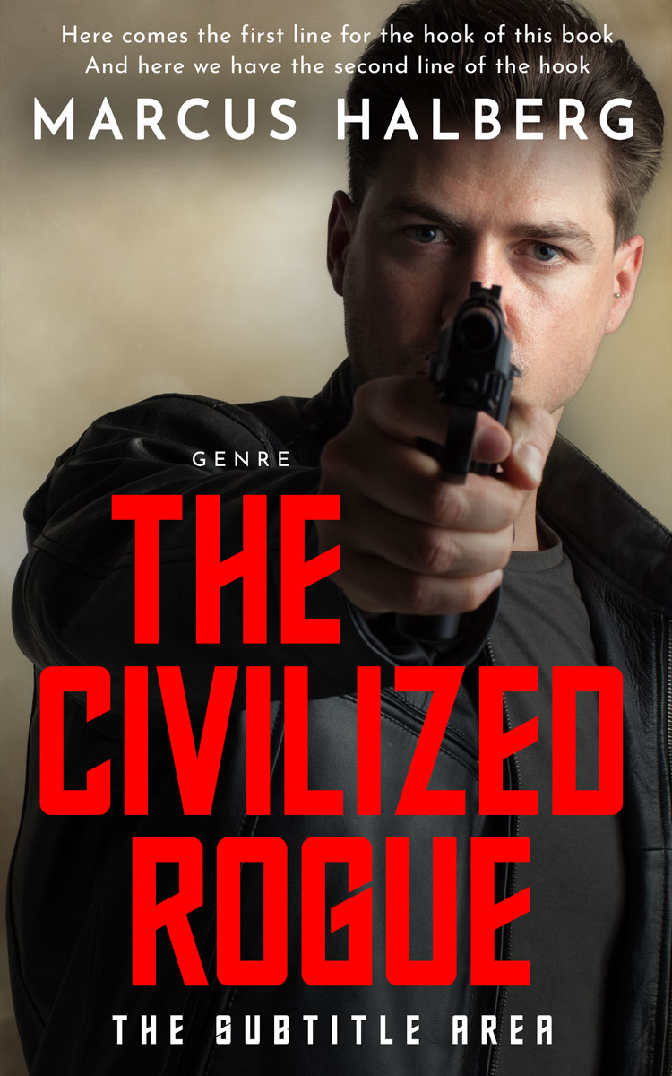 2D view of Premade Mystery & Thriller & Suspense Book Cover - Dune