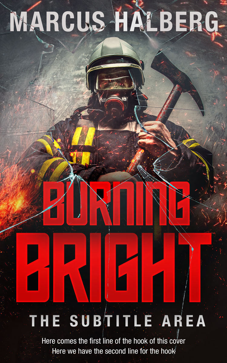 2D view of Roman #27290 - Premade Action & Adventure Book Cover