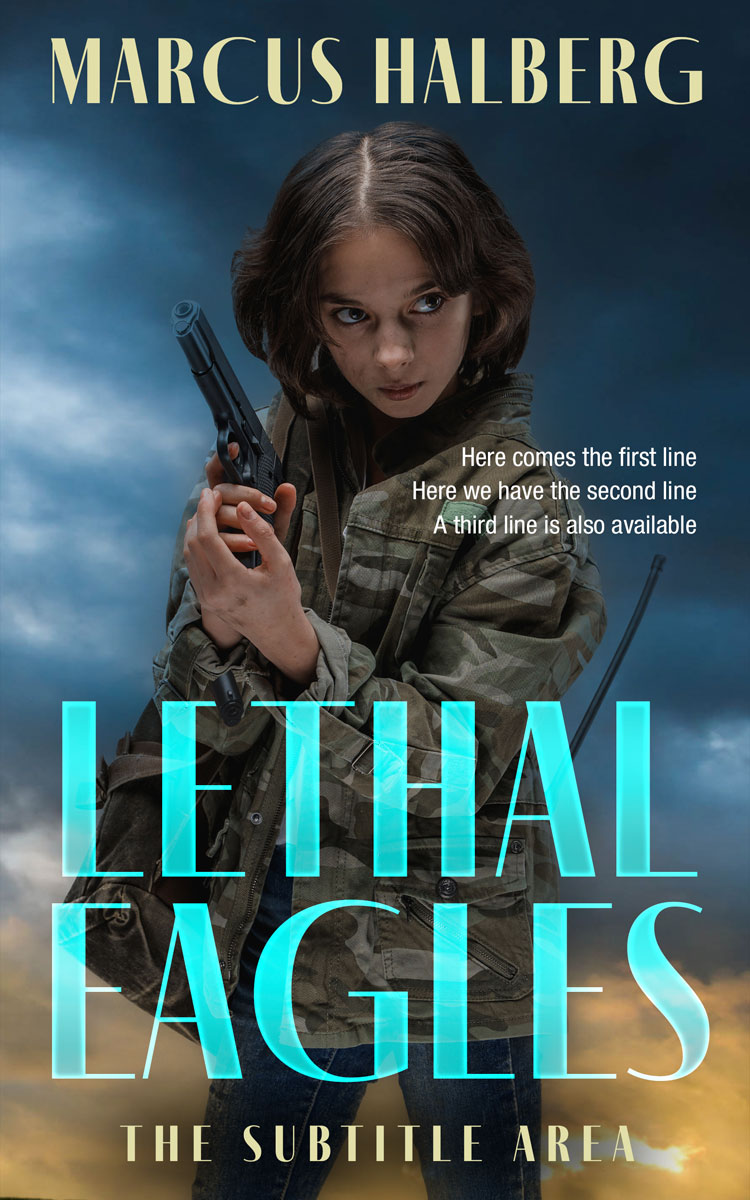 2D view of Outer Space #27300 - Premade Apocalyptica Book Cover