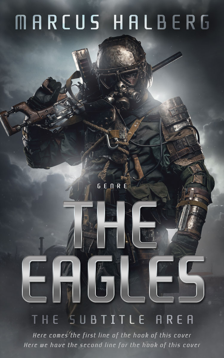 2D view of Tuna #27328 - Premade Apocalyptica Book Cover | BookCoverZone