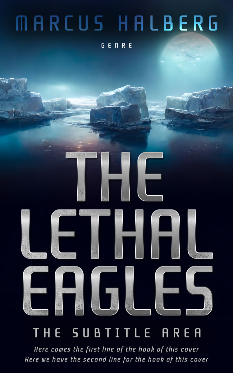 2D view of Premade Nature Book Cover - Tower Gray