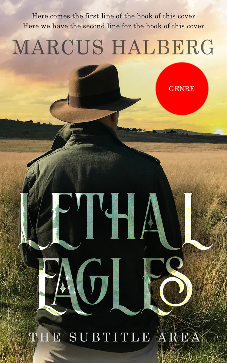 2D view of Calico #27335 - Premade Action & Adventure Book Cover