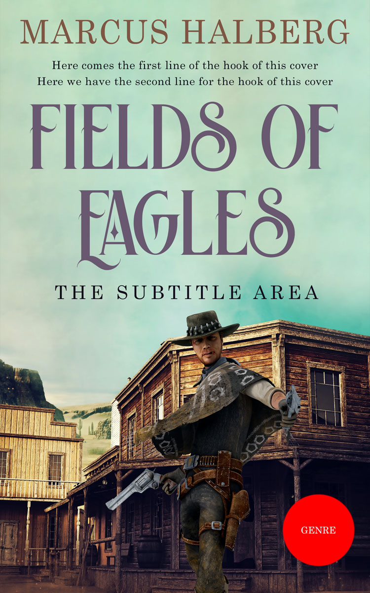 2D view of Surf #27340 - Premade Action & Adventure Book Cover | BookCoverZone