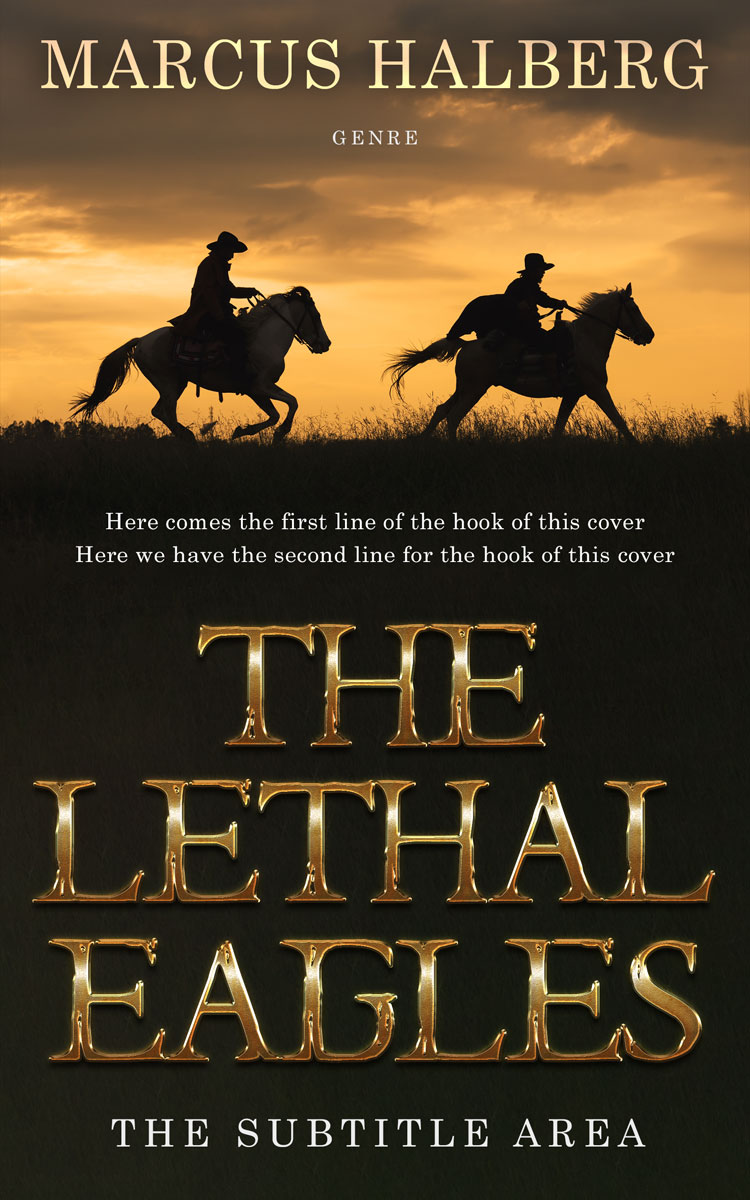 2D view of Di Serria #27344 - Premade Action & Adventure Book Cover