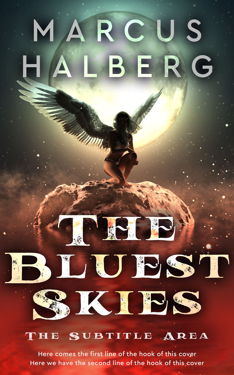 2D view of Premade Paranormal & Urban Book Cover - Rock