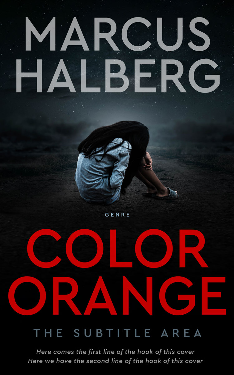 2D view of Woodsmoke #27410 - Premade Horror Book Cover