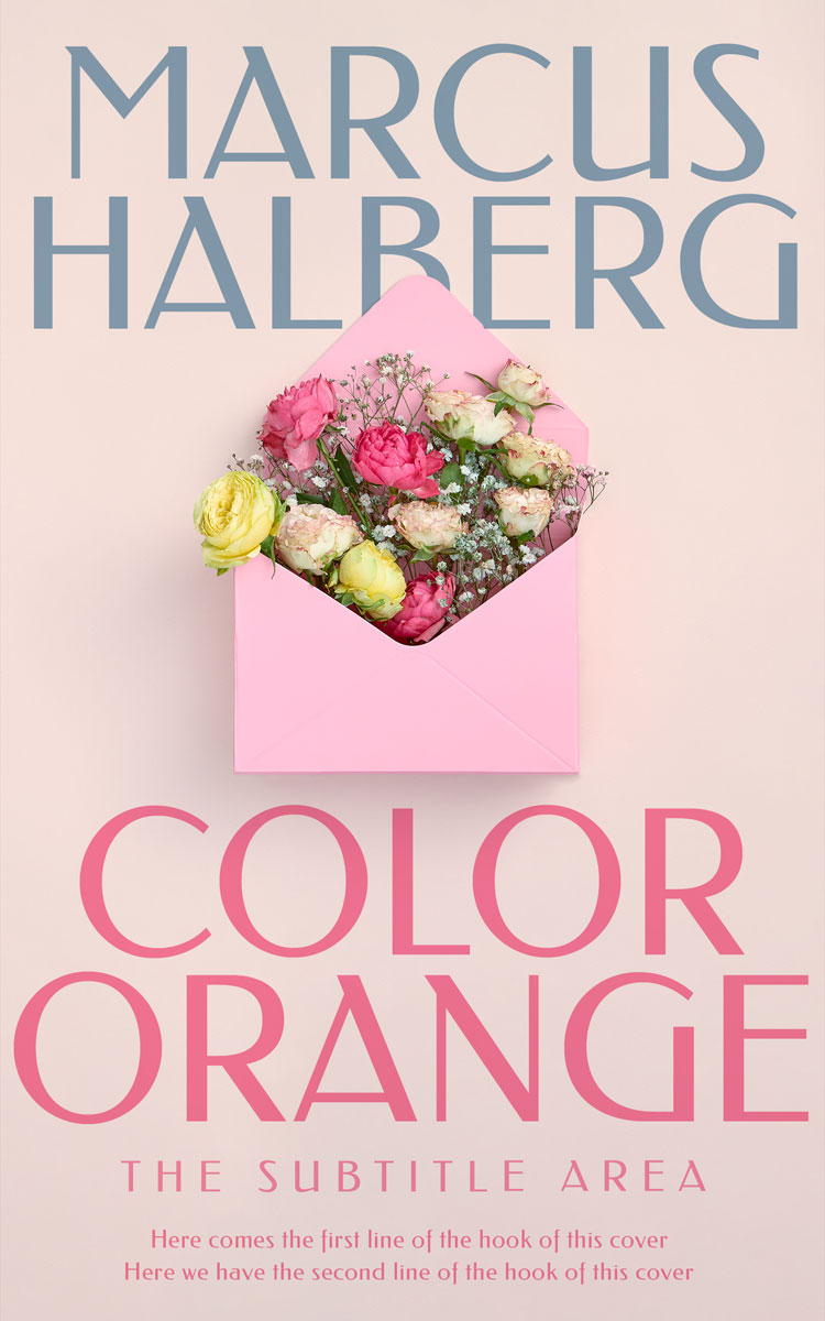 2D view of Oyster Pink #27415 - Premade Romance Book Cover