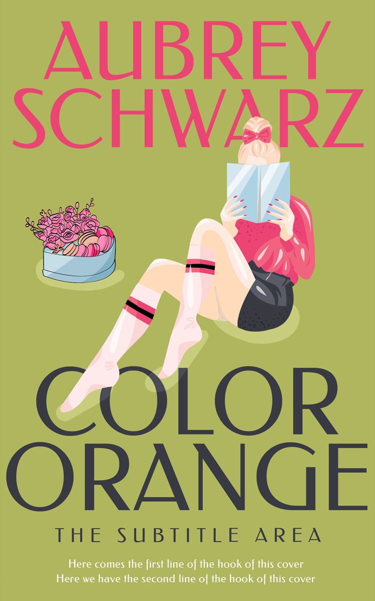 2D view of Olive Green #27417 - Premade Romance Book Cover