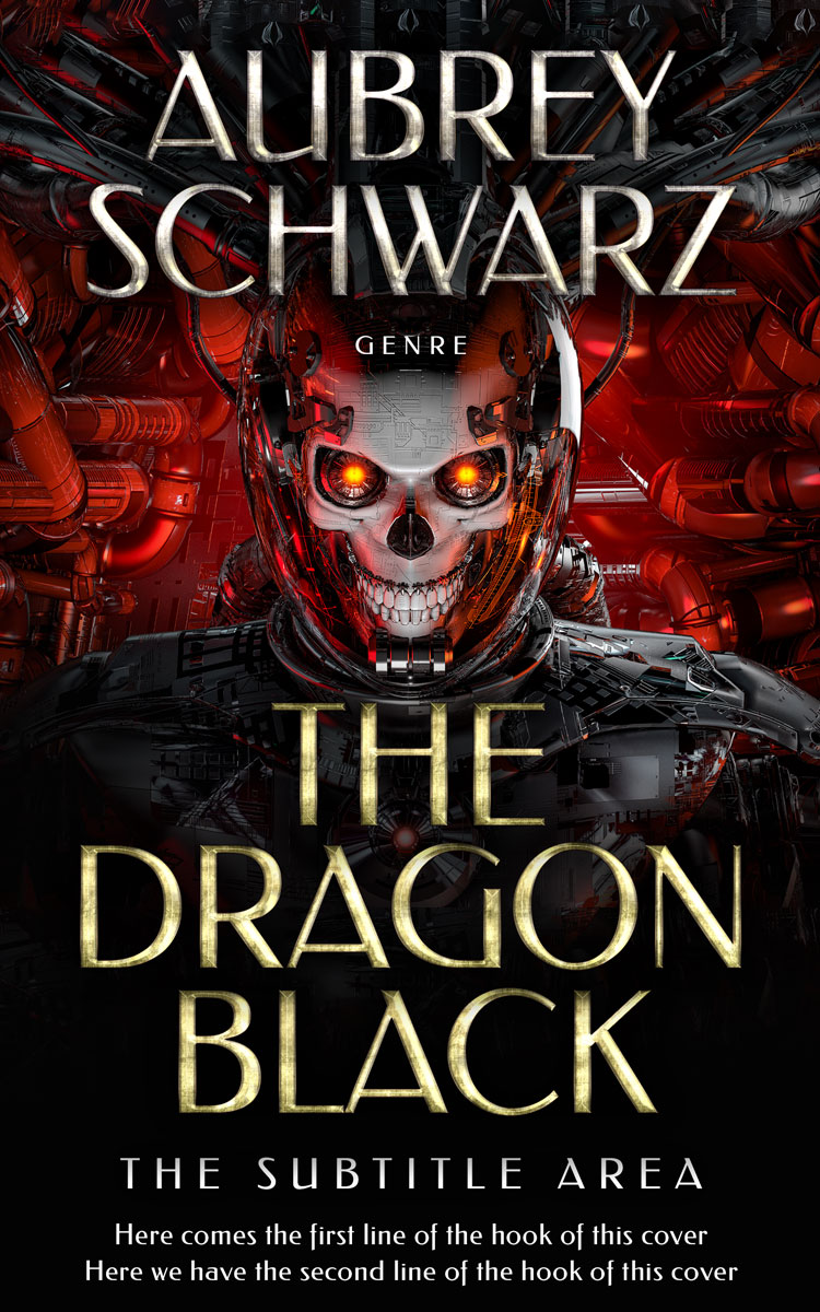 2D view of Premade Science Fiction Book Cover - Brandy Rose