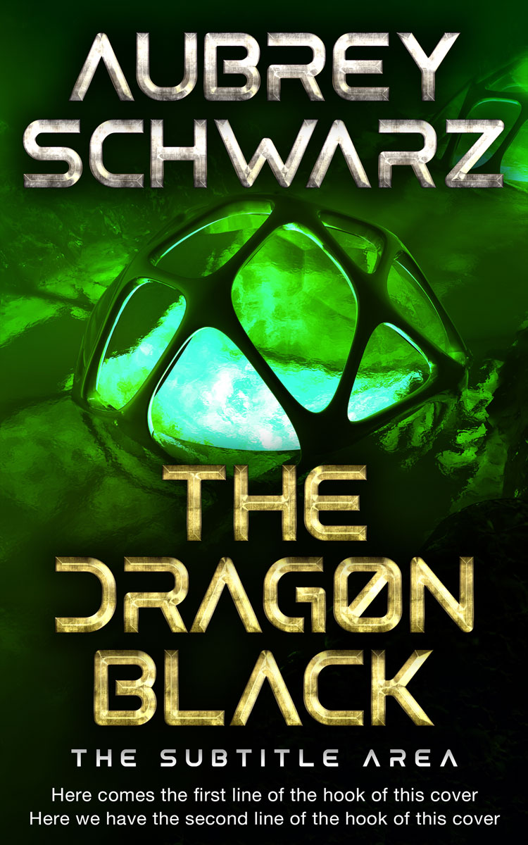 2D view of Premade Science Fiction Book Cover - Black Forest