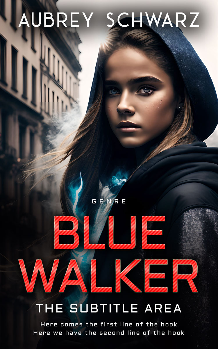 2D view of Premade Science Fiction Book Cover - Eunry