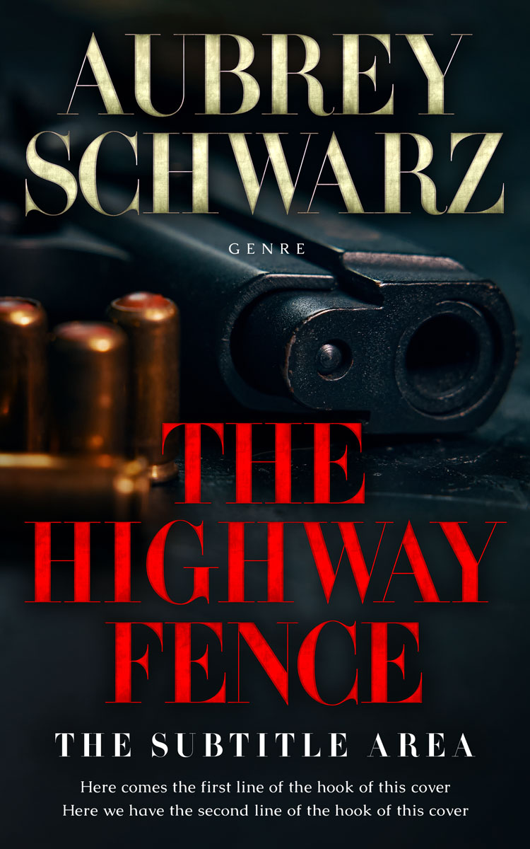 2D view of Black #27511 - Premade Mystery & Thriller & Suspense Book Cover