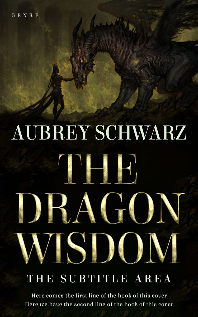 2D view of Rangoon Green #27525 - Premade Fantasy Book Cover