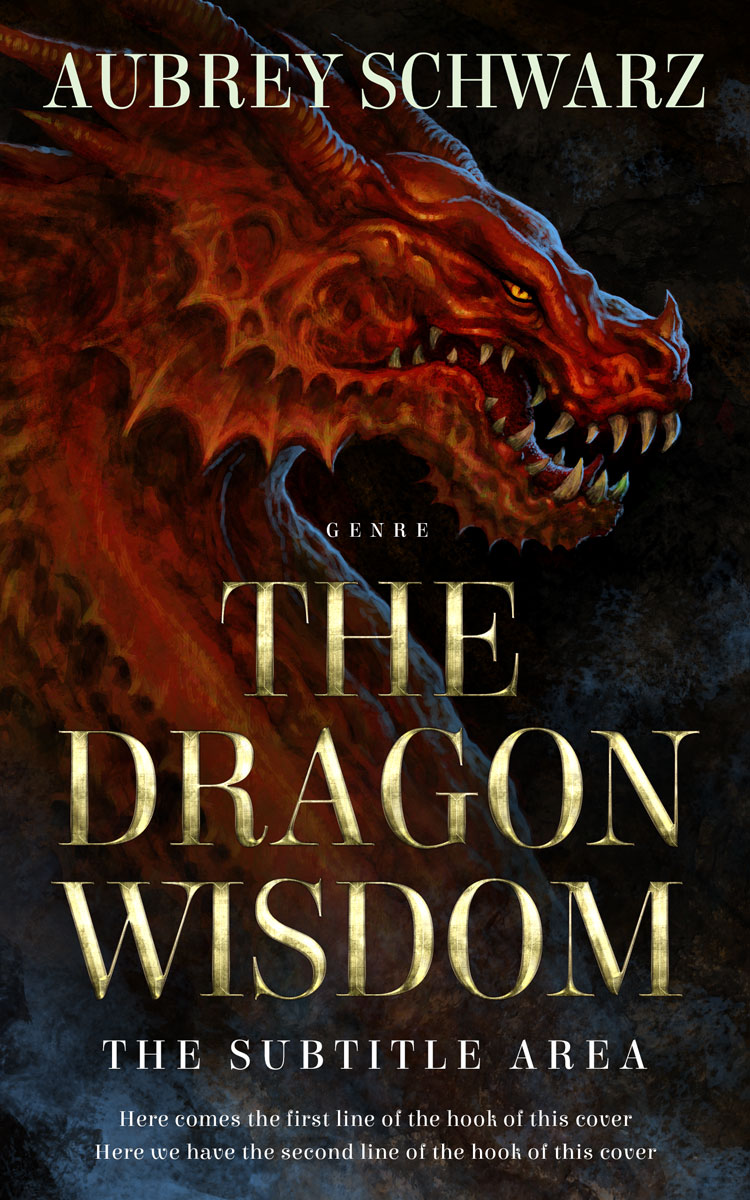 2D view of Premade Fantasy Book Cover - Night Rider