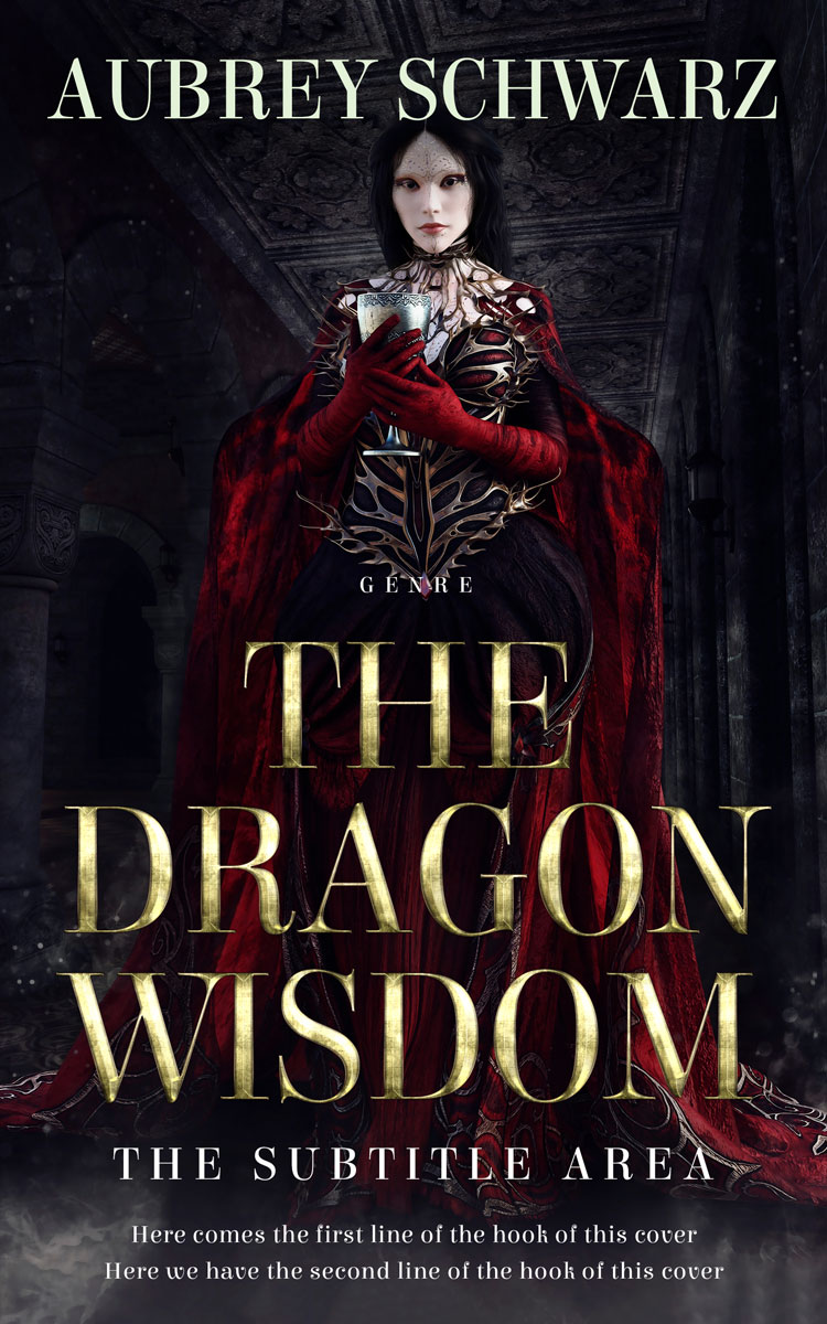 2D view of Premade Fantasy Book Cover - Gondola