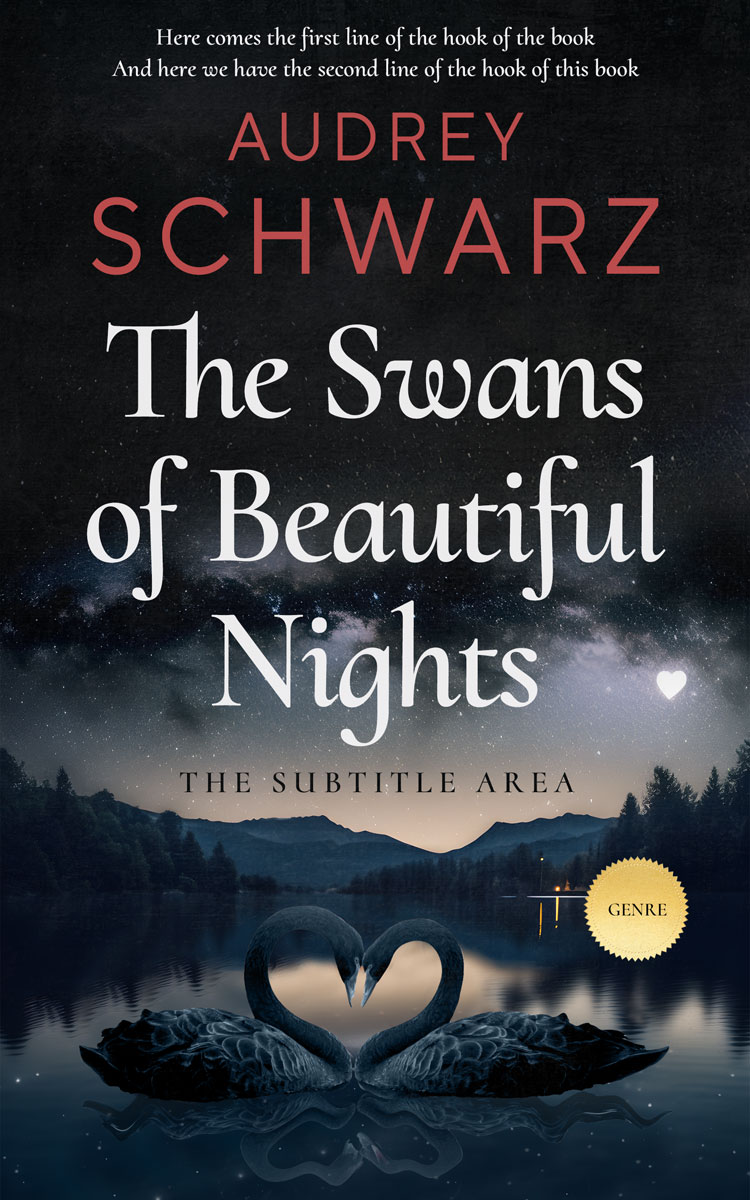 2D view of Premade Romance Book Cover - Mirage