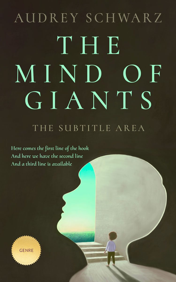 2D view of Premade Surreal Book Cover - Birch