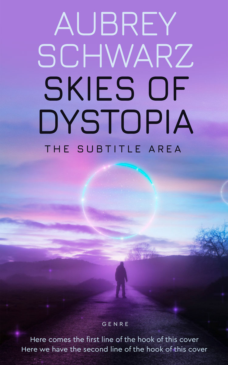 2D view of Lavender #27616 - Premade Science Fiction Book Cover