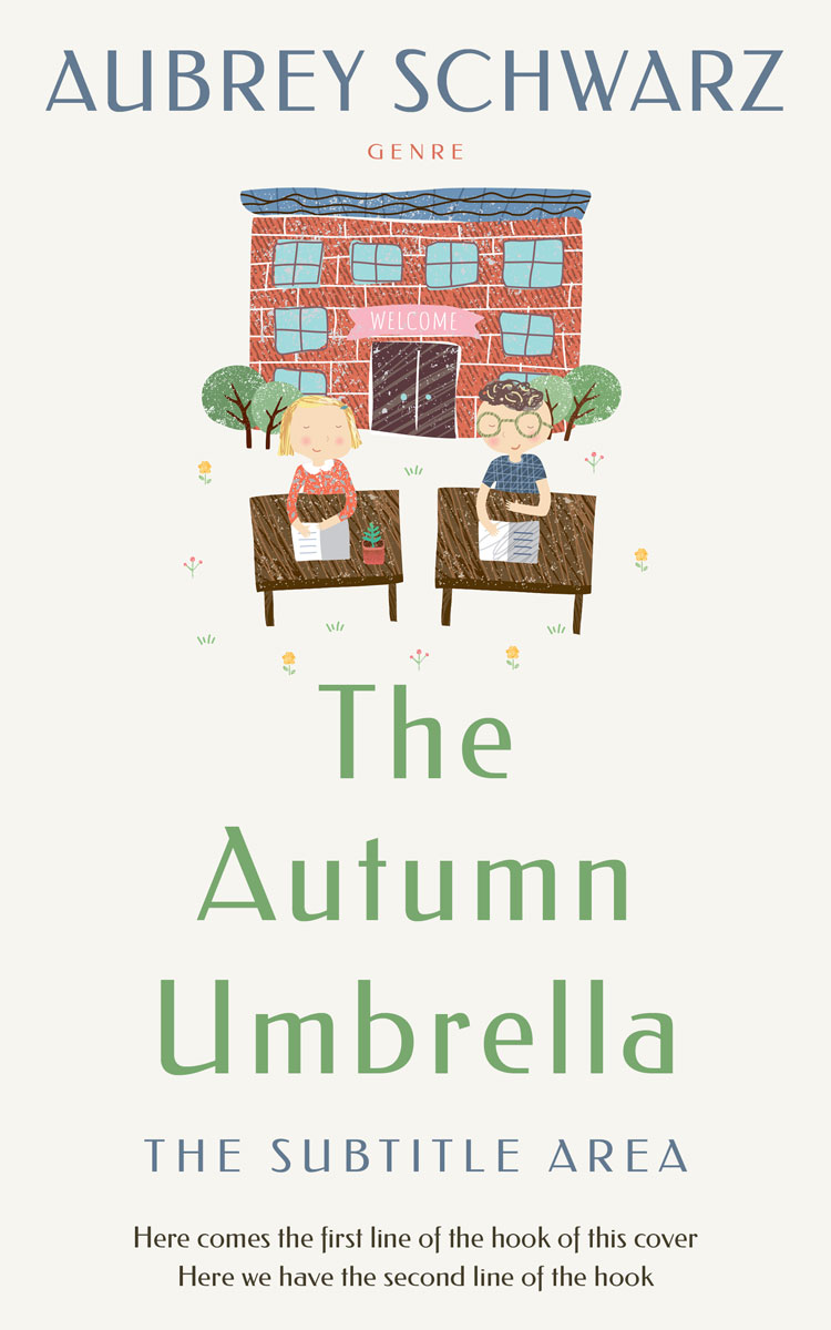 2D view of Premade Children's Book Cover - Gray Nurse