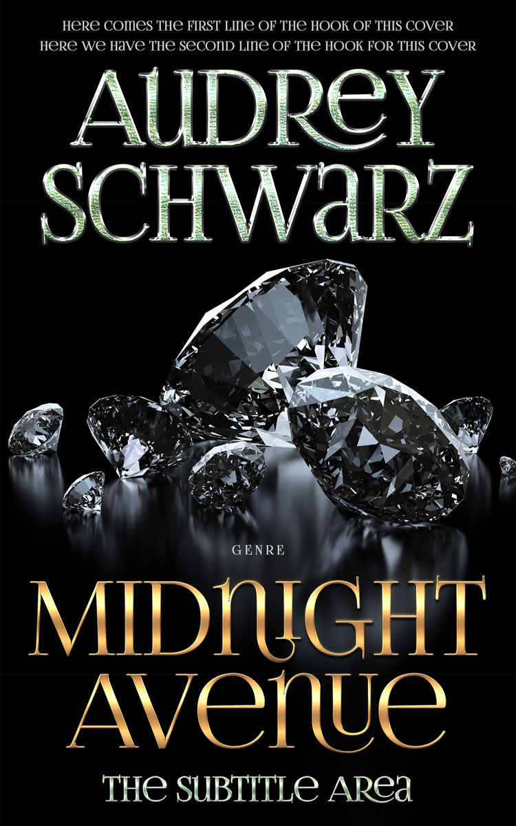 2D view of Foggy Gray #27726 - Premade Romance Book Cover