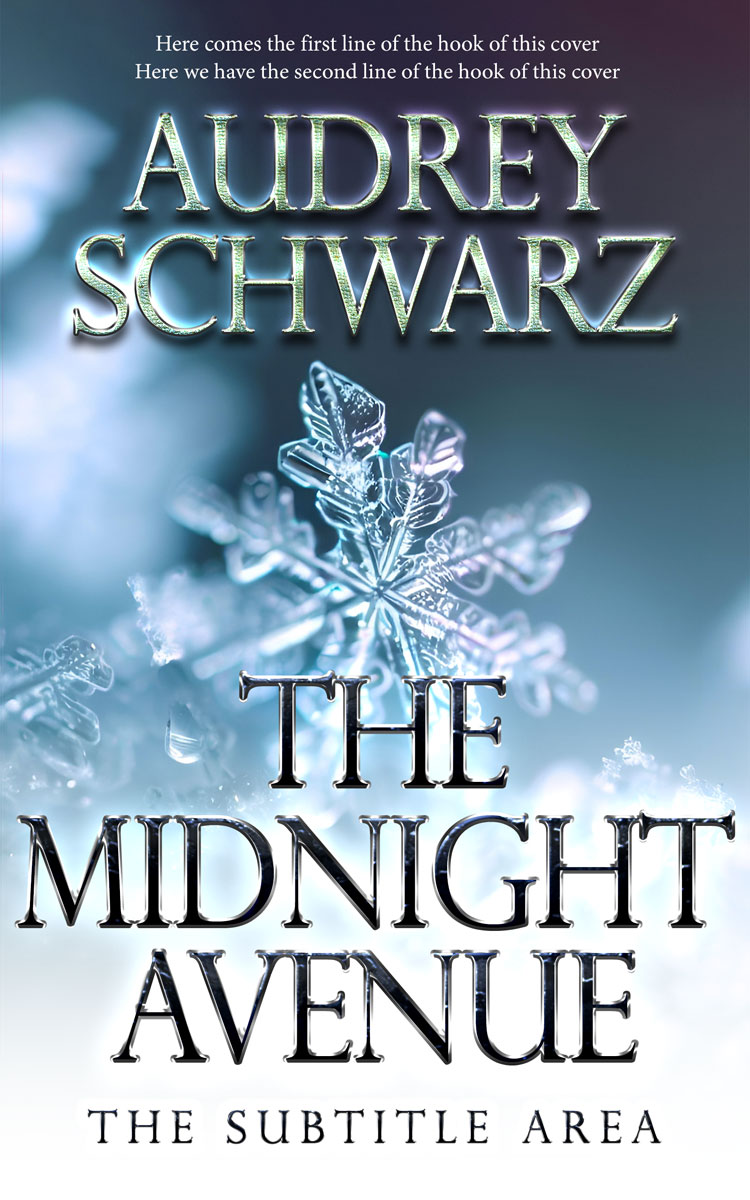 2D view of Oxford Blue #27733 - Premade Nature Book Cover