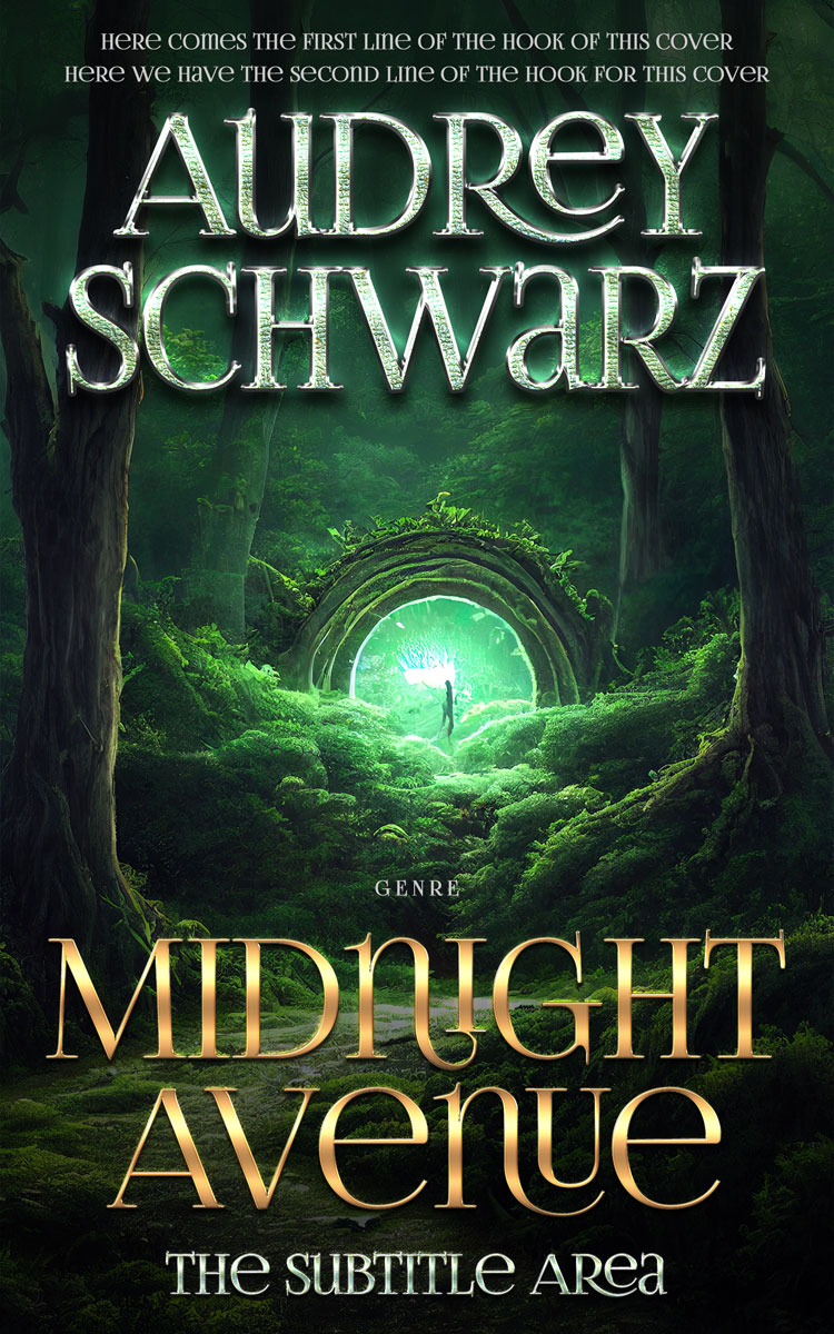 2D view of Racing Green #27743 - Premade Fantasy Book Cover