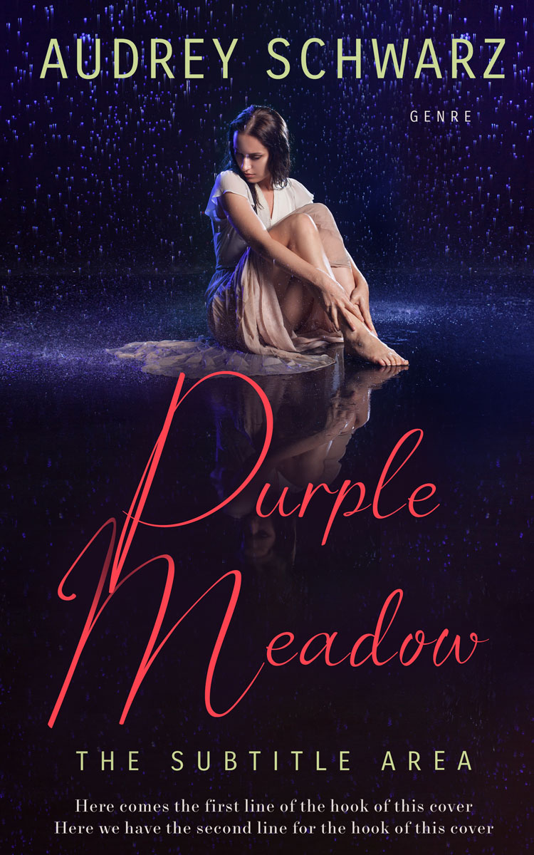 2D view of Ebony #27790 - Premade Teen & Young Adult Book Cover