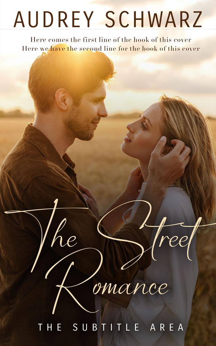 2D view of Hampton #27802 - Premade Romance Book Cover