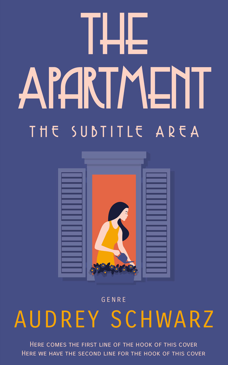 2D view of East Bay #27810 - Premade Literary Fiction Book Cover