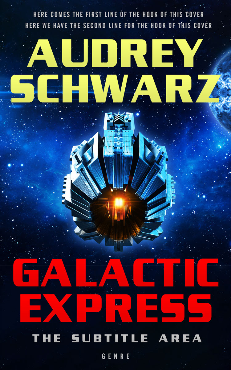 2D view of Burnt Sienna #27827 - Premade Science Fiction Book Cover