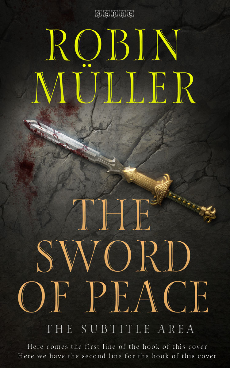 2D view of Tuatara #27829 - Premade Fantasy Book Cover