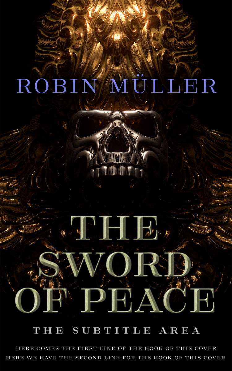 2D view of Premade Fantasy Book Cover - Night Rider