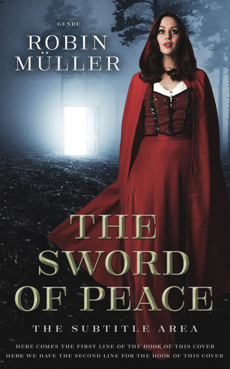 2D view of Premade Fantasy Book Cover - Thunder