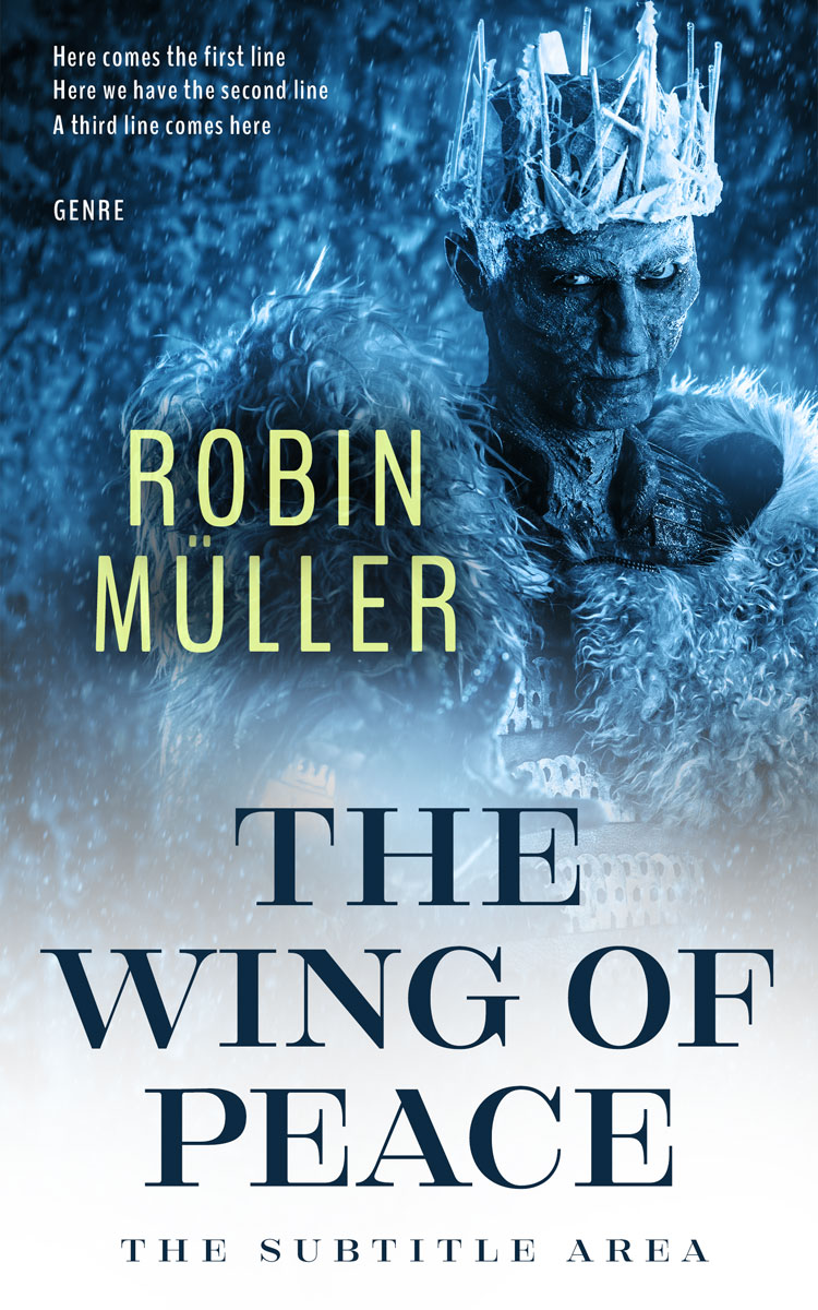 2D view of Astronaut #27837 - Premade Fantasy Book Cover