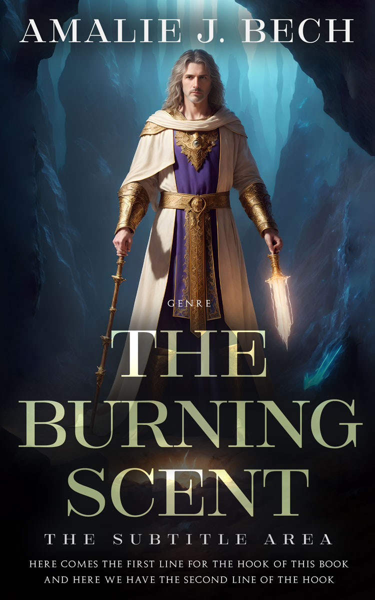 2D view of Mirage #27844 - Premade Fantasy Book Cover