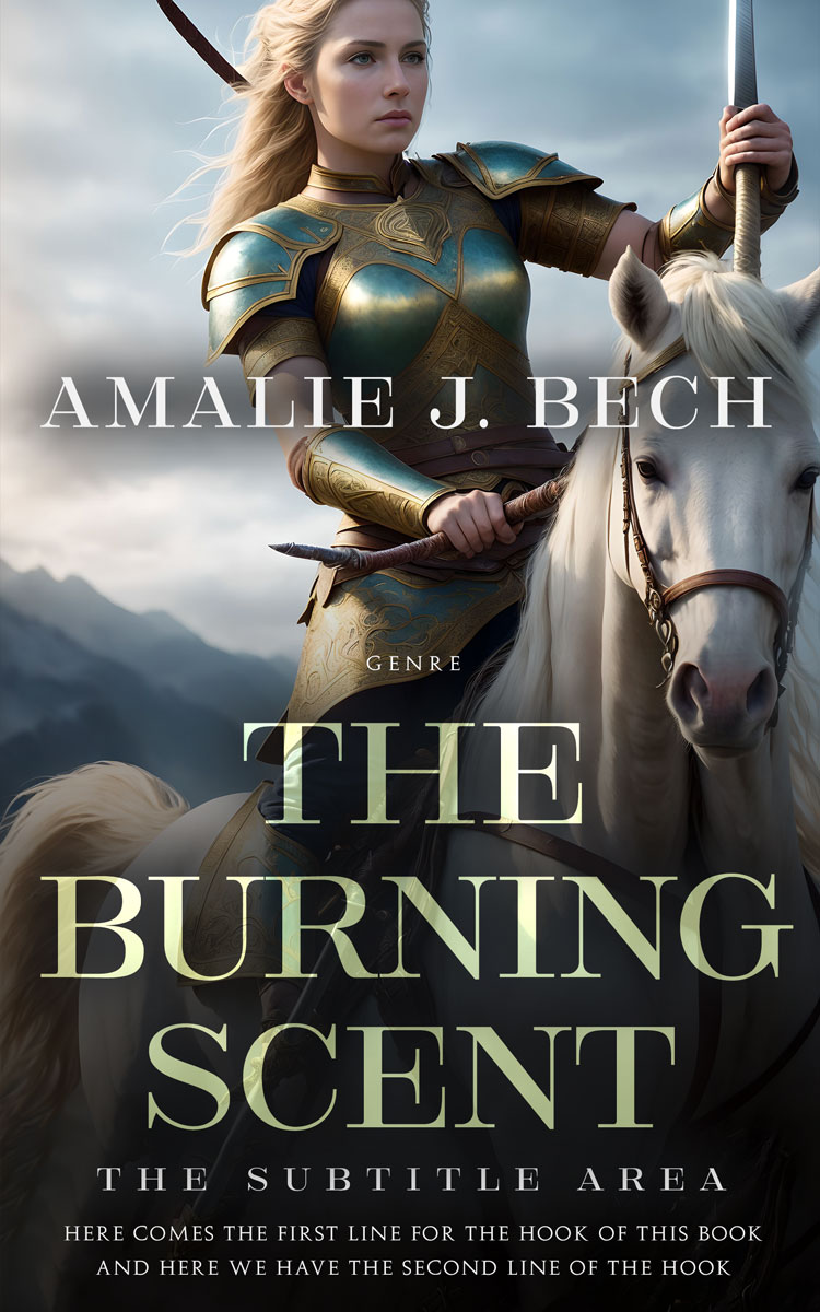 2D view of Kangaroo #27846 - Premade Fantasy Book Cover